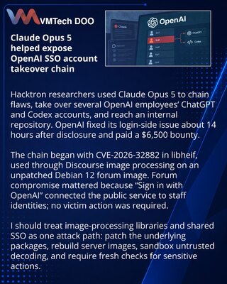 Chained libheif flaw and SSO weakness exposed OpenAI staff accounts