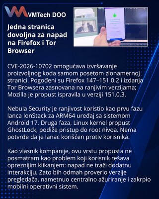 Один вредоносный сайт мог запустить код в Tor Browser