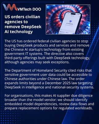 США запретили DeepSeek в системах гражданских федеральных ведомств