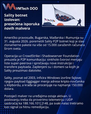 International operation disrupts Sality peer-to-peer botnet