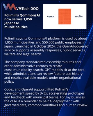 Polimill scales QommonsAI across Japanese municipalities