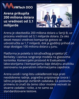 Arena получила $200 млн при оценке $3,1 млрд