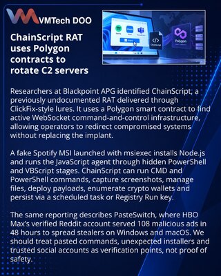 RAT ChainScript применяет Polygon для ротации серверов управления