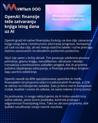 OpenAI outlines an AI-native model for finance operations