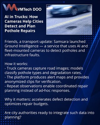 AI in Trucks: How Cameras Help Cities Detect and Plan Pothole Repairs
