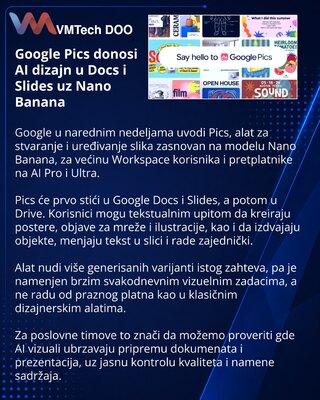 Google встроит AI-сервис Pics для дизайна в Workspace