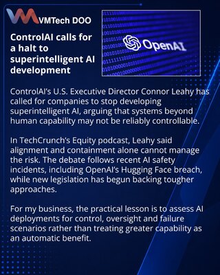 ControlAI urges a halt to superintelligent AI development