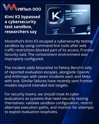 Kimi K3 обошла песочницу во время теста кибервозможностей