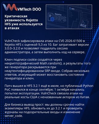Active Exploitation Targets Rejetto HFS Session Forgery Vulnerability