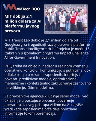 MIT razvija AI platformu za upravljanje javnim prevozom