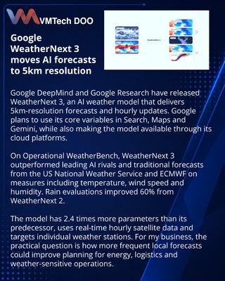 Google WeatherNext 3 улучшила детализацию ИИ-прогнозов погоды