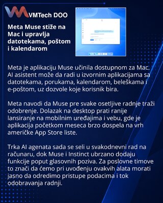 Meta выпустила ИИ-агента Muse для Mac с доступом к приложениям