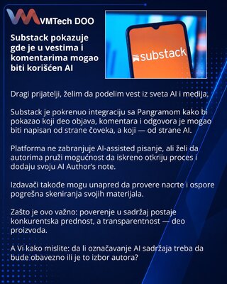 Substack now shows where AI may have been used in news and comments