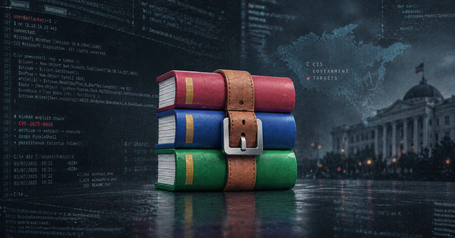Silent Lynx начала использовать уязвимость WinRAR в атаках на СНГ