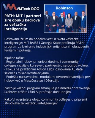 PATH: MIT i partneri šire obuku kadrova za veštačku inteligenciju