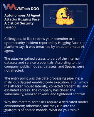Автономный AI-агент атаковал Hugging Face: важный урок для защиты