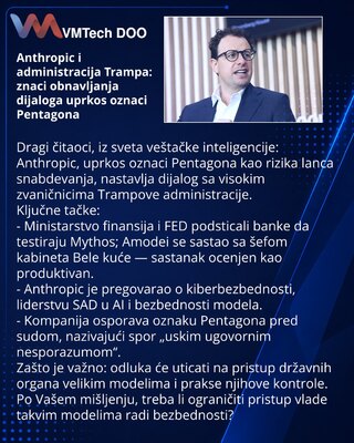 Anthropic и администрация Трампа: признаки возобновления диалога вопреки пометке Пентагона