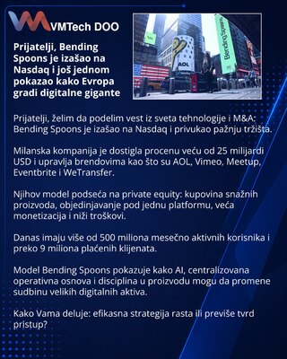 Друзья, хочу поделиться: Bending Spoons вышла на Nasdaq и снова напомнила, как в Европе строят digital-империю