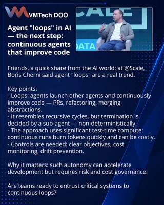 Agent "loops" in AI — the next step: continuous agents that improve code