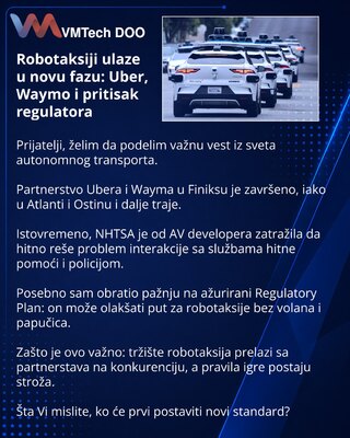 Robotaxis Enter a New Phase: Uber, Waymo and Regulatory Pressure
