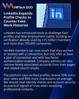 LinkedIn усиливает проверку опыта и борьбу с ложными профилями