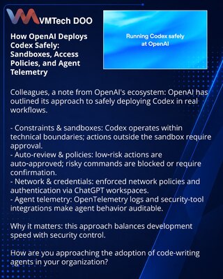 Как OpenAI запускает Codex безопасно: песочницы, политики доступа и агентная телеметрия