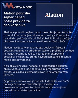 Alation confirms unauthorized activity in customer-facing security incident