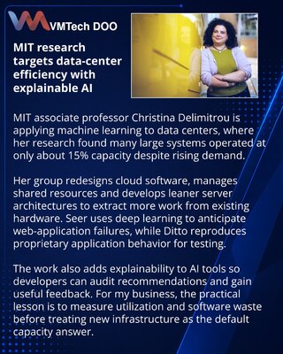MIT researcher applies explainable AI to data center efficiency