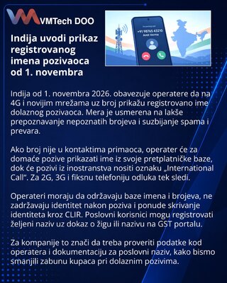 India sets CNAP caller-name display rule for 4G networks