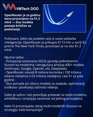 OpenRouter за год выросла в оценке до $1,3 млрд — шлюз моделей становится критичным для бизнеса