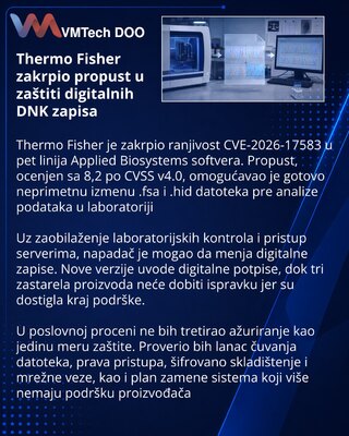 Thermo Fisher защитила цифровыми подписями файлы результатов ДНК-тестов