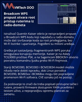 Ошибка WPS в Broadcom позволяет получить root-доступ к роутерам по Wi‑Fi