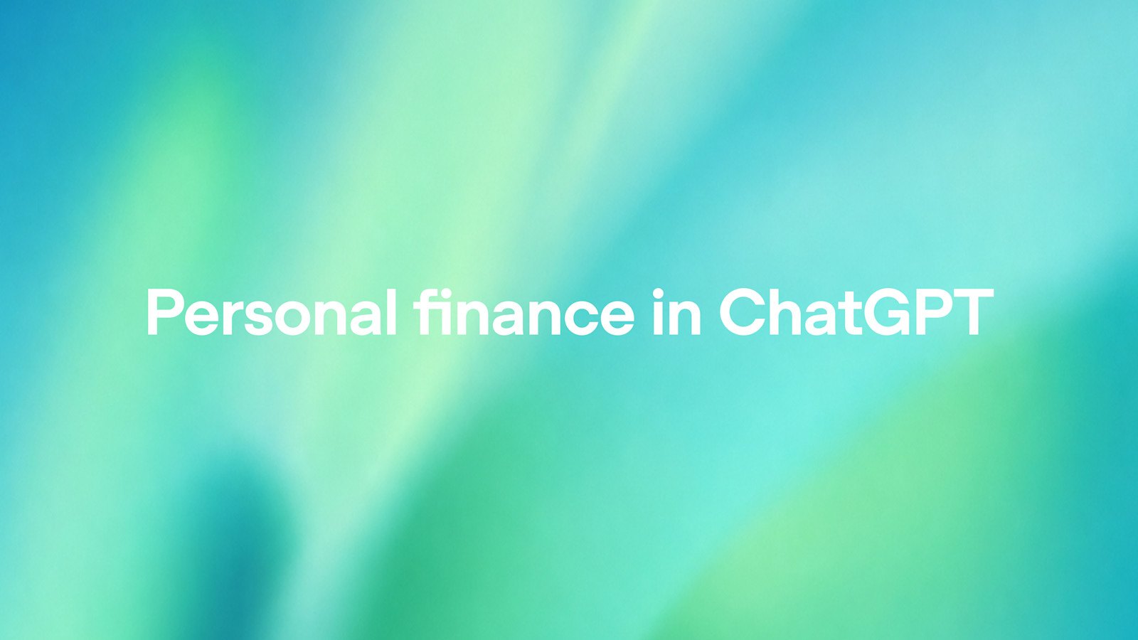 Новый опыт личных финансов в ChatGPT — превью для Pro в США