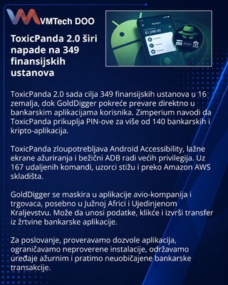 ToxicPanda 2.0 и GoldDigger расширили атаки на Android-банкинг