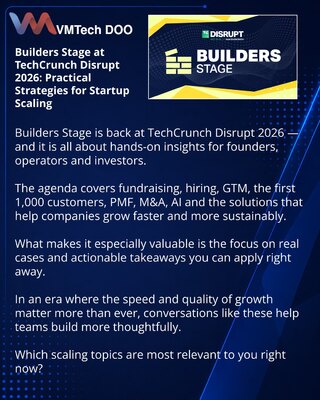 Builders Stage na TechCrunch Disrupt 2026: praktične strategije za skaliranje startapa