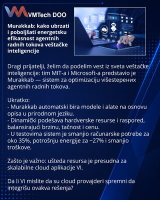 Murakkab: kako ubrzati i poboljšati energetsku efikasnost agentnih radnih tokova veštačke inteligencije