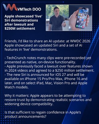 Apple показала «живые» демонстрации Siri после иска и $250 млн урегулирования