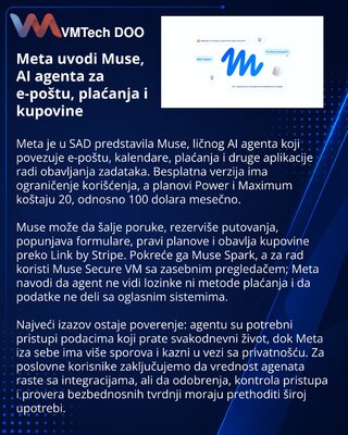 Meta запустила AI-агента Muse для повседневных задач