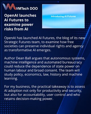 OpenAI launches AI Futures blog on power and individual agency