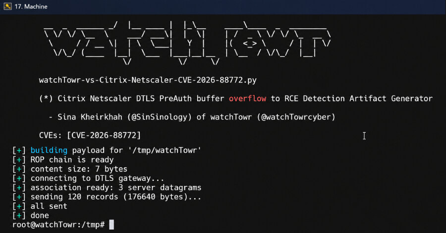 CVE-2026-88772 в Citrix NetScaler ведёт к RCE без аутентификации