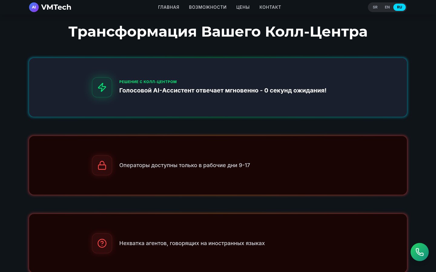 AI Call-центр 24/7 — автоматизация звонков