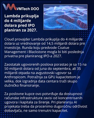 Lambda готовит раунд до $4 млрд перед IPO в 2027 году