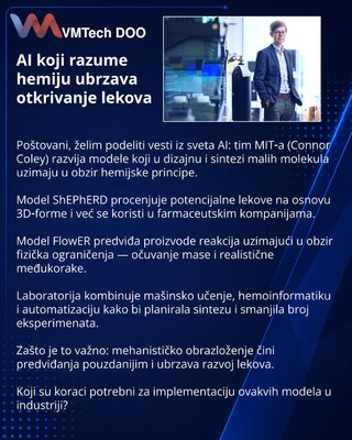 AI koji razume hemiju ubrzava otkrivanje lekova