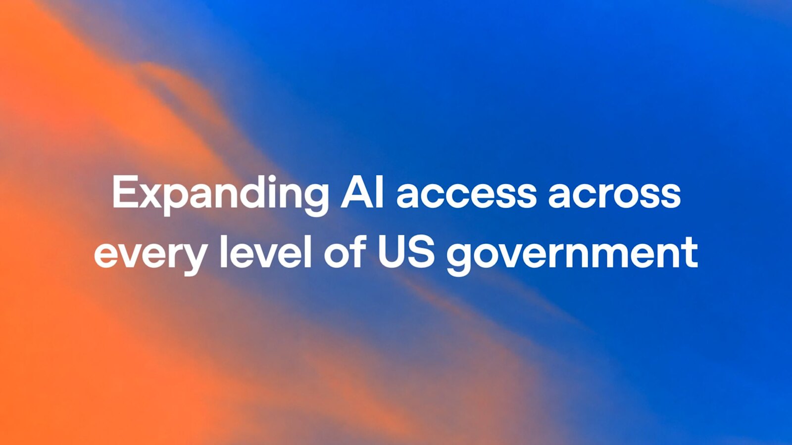 OpenAI and GSA expand discounted AI access across US government