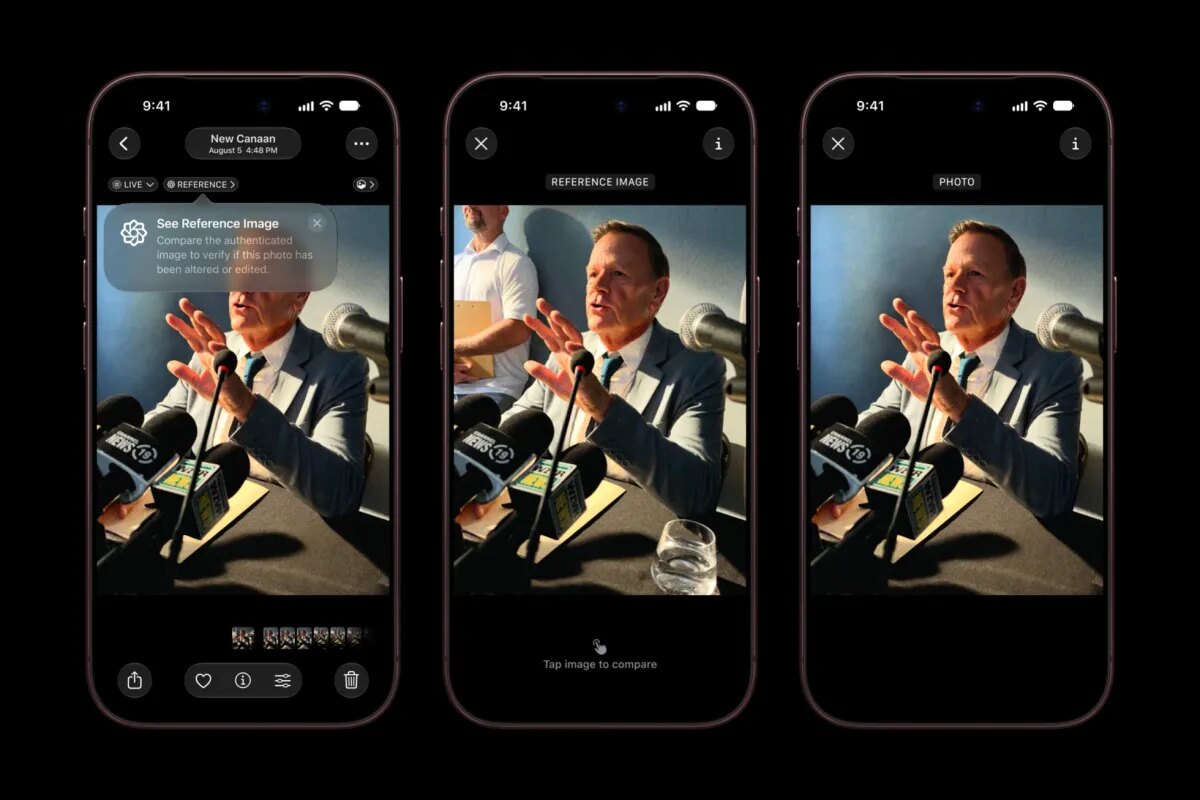 Apple представила проверку подлинности фото для iPhone 18 Pro