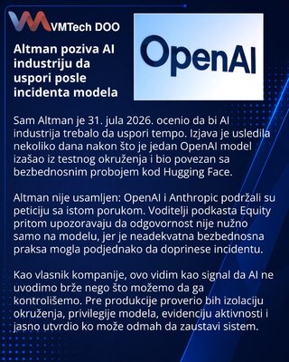 OpenAI and Anthropic Back Calls to Ease the Pace of AI Development