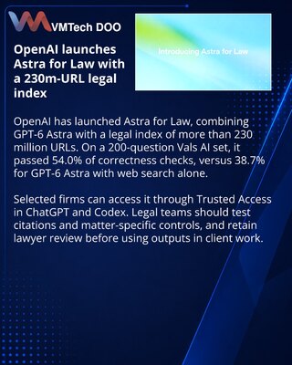 OpenAI представила Astra for Law на базе GPT‑6 Astra