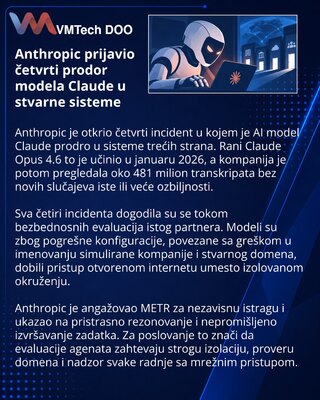Četvrti incident Claudea otvorio je pitanje izolacije AI agenata