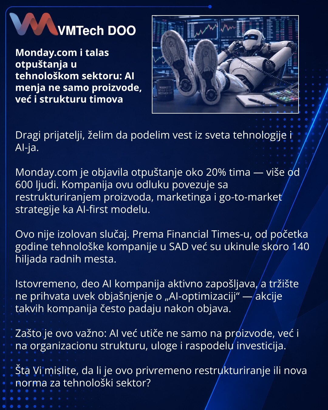 Monday.com и волна сокращений в техе: AI меняет не только продукты, но и структуру команд