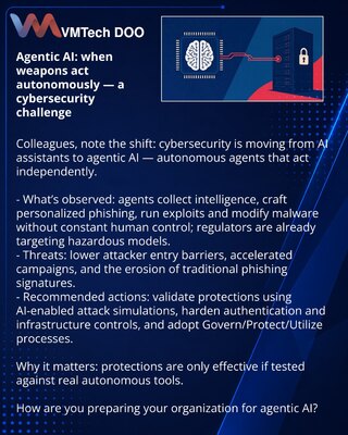 Agentic AI когда оружие начинает действовать само — вызов для кибербезопасности